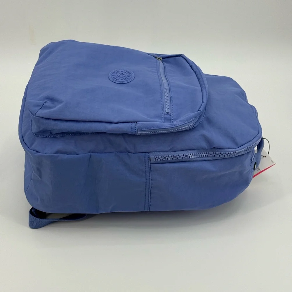 Kipling Seoul CU Padded Nylon Persian Jewel Backpack w/Signature Monkey Keychain